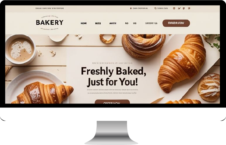 Bakery website design